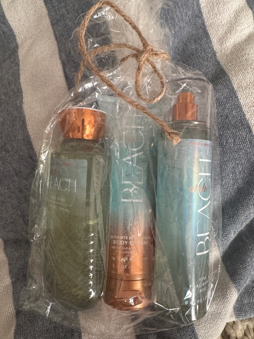Bath & Body Set - Aqua Blue